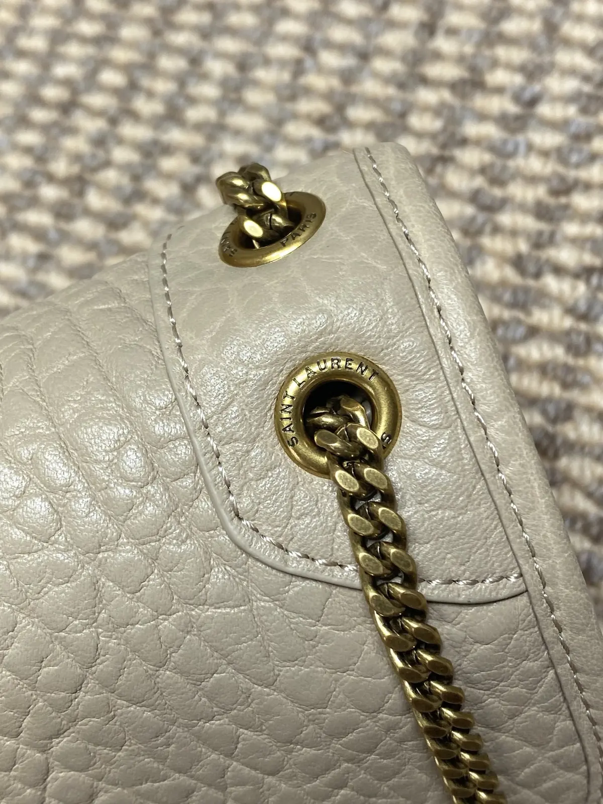 YSL Style Leather Chain Bag Bags Chain Bag detail image 7 from source 729390