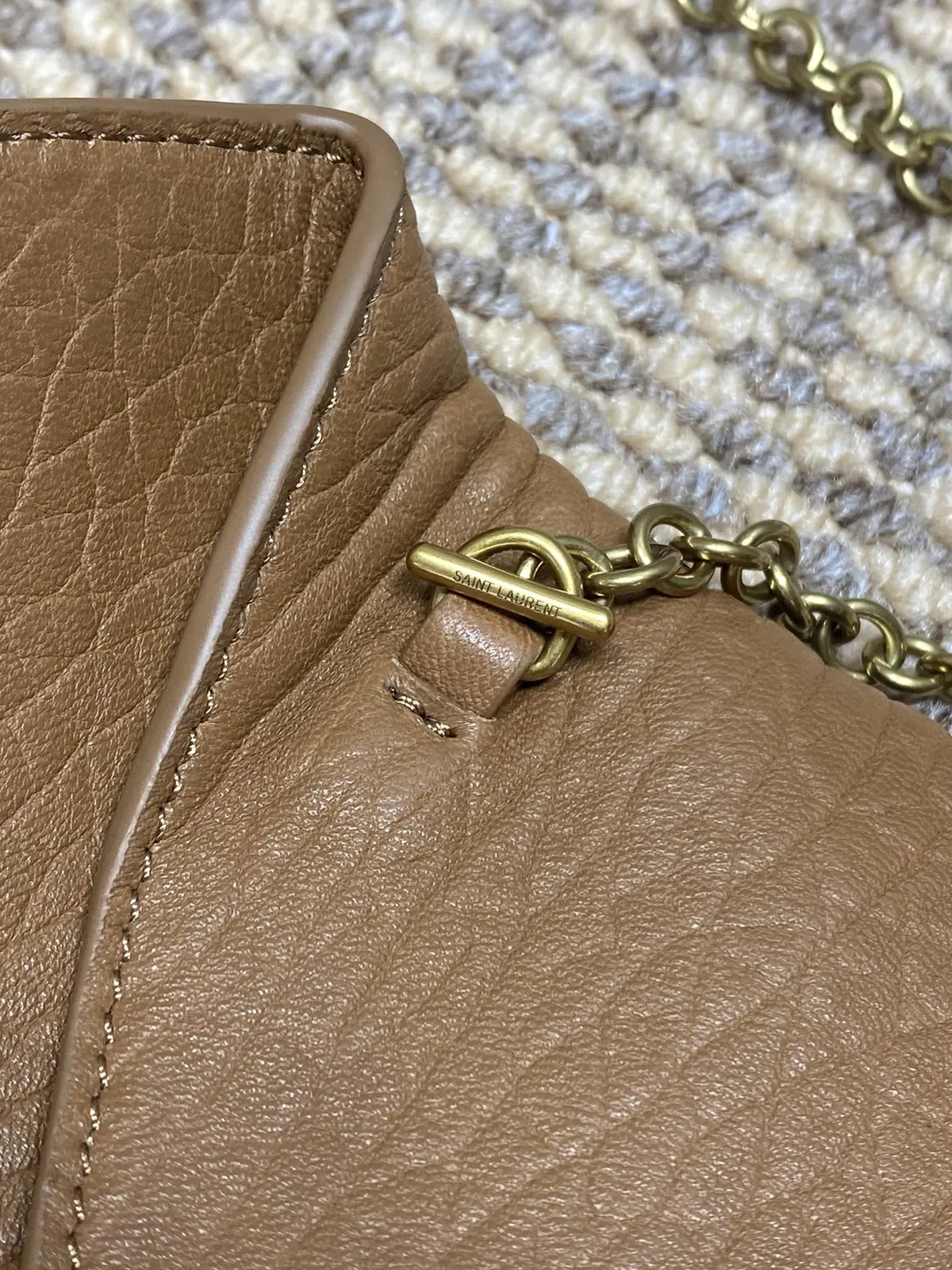 YSL Style Leather Chain Bag Bags Chain Bag detail image 7 from source 729393