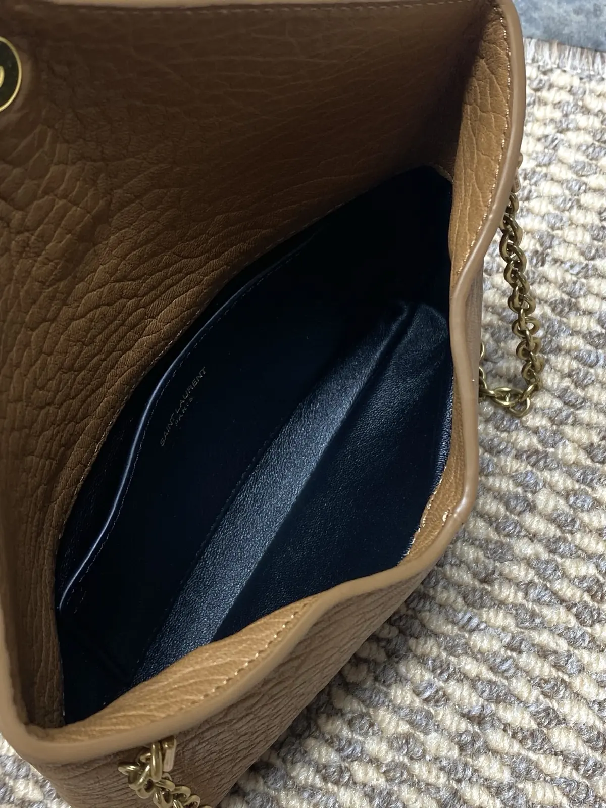 YSL Style Leather Chain Bag Bags Chain Bag detail image 9 from source 729393