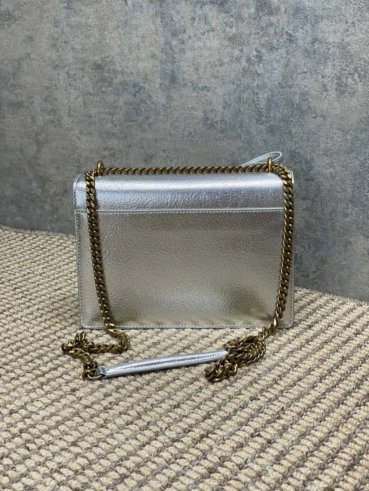 YSL Style Leather Chain Bag Lookbook Reference image 2