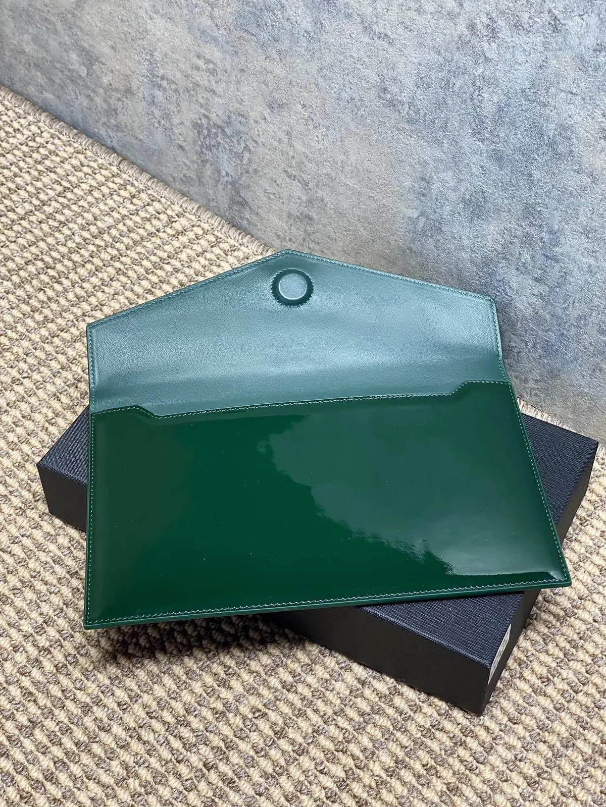 YSL Style Leather Clutch Lookbook Reference image 6