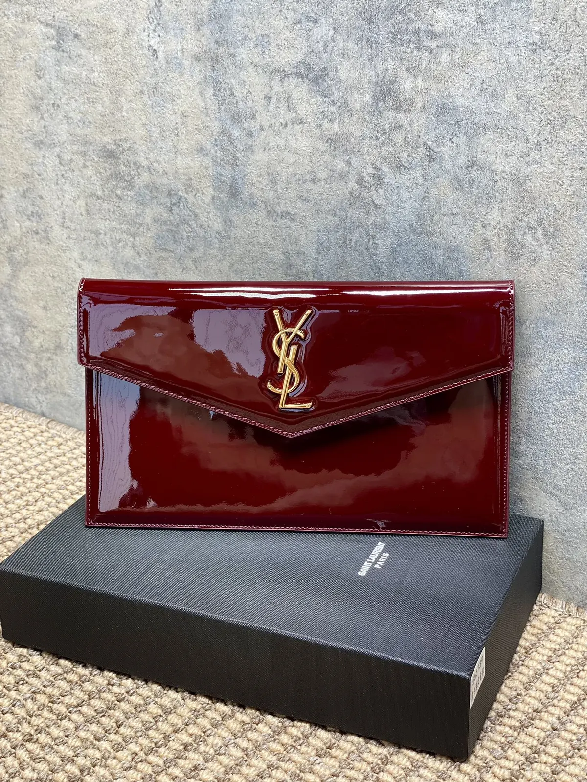 YSL Style Leather Clutch Lookbook Reference image 1