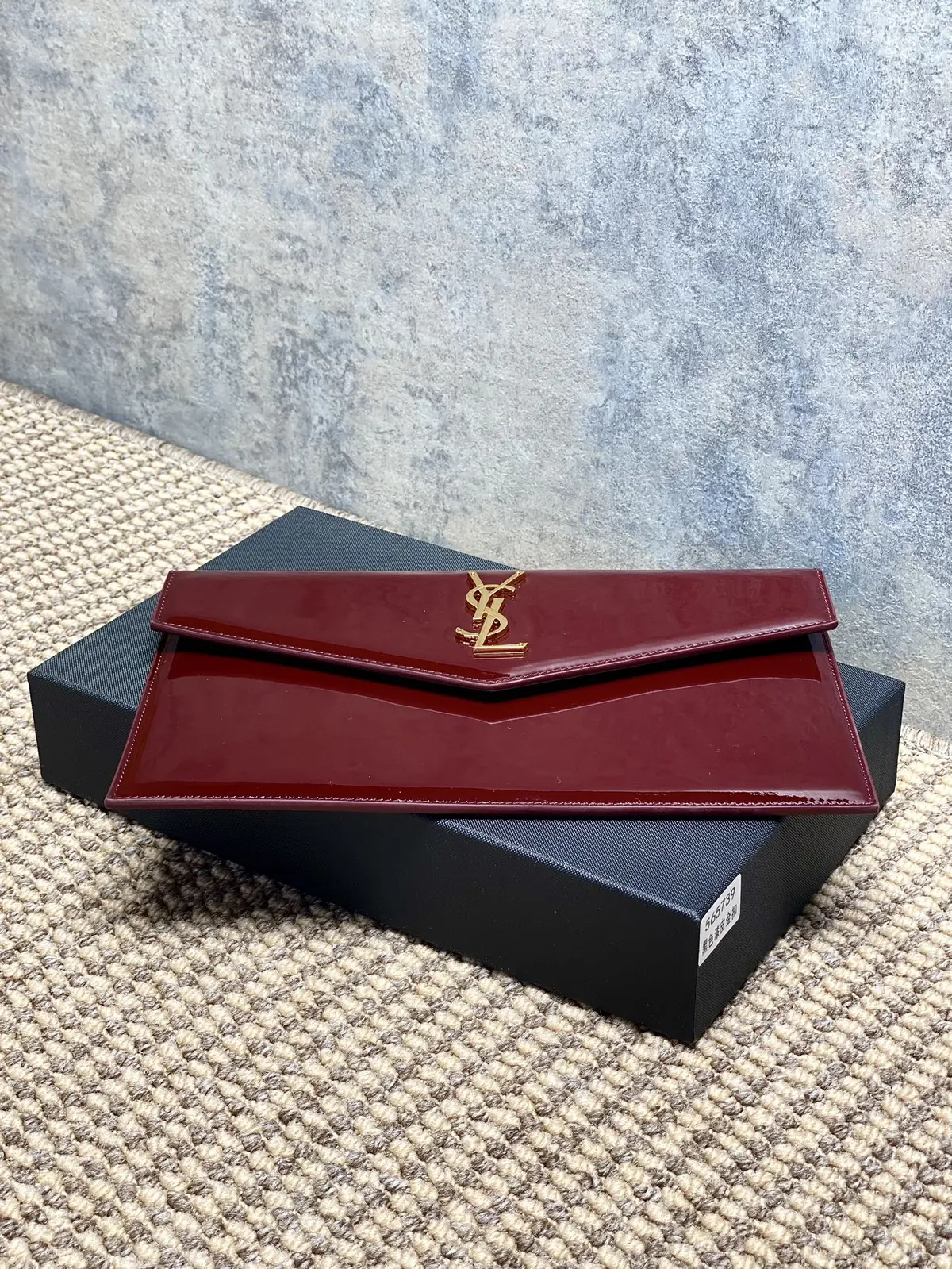 YSL Style Leather Clutch Lookbook Reference image 3