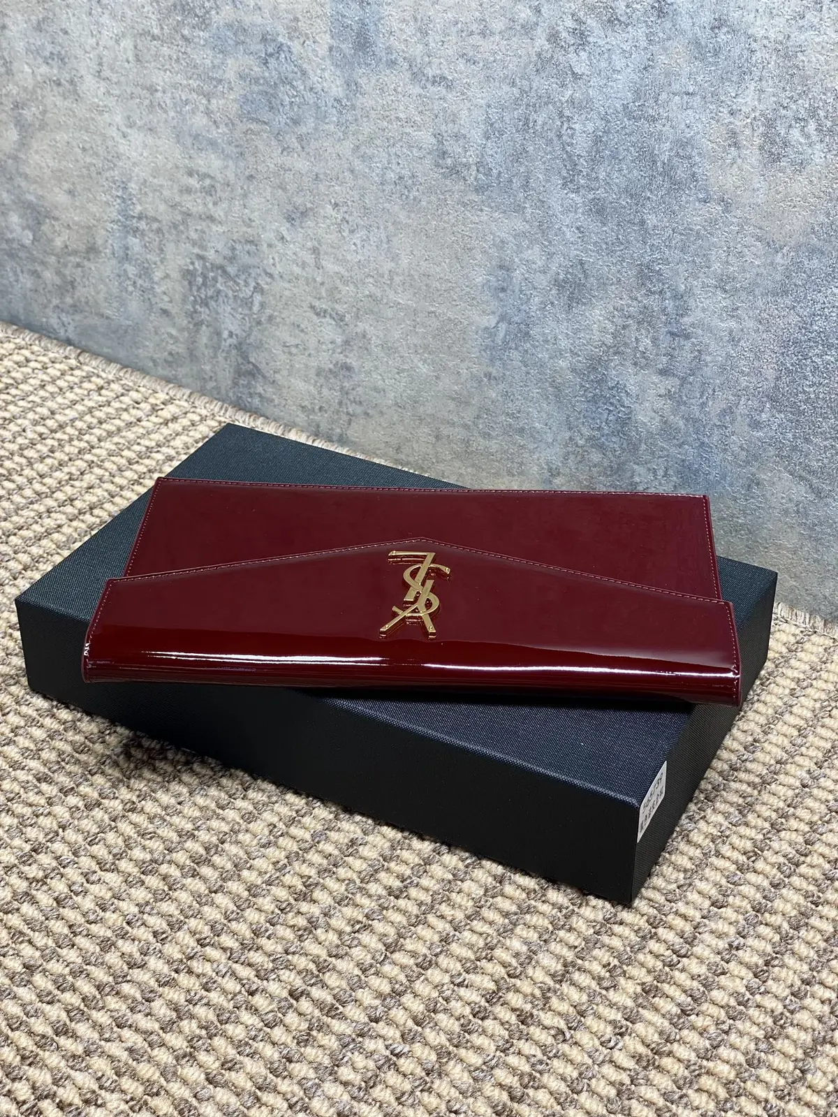 YSL Style Leather Clutch Lookbook Reference image 4