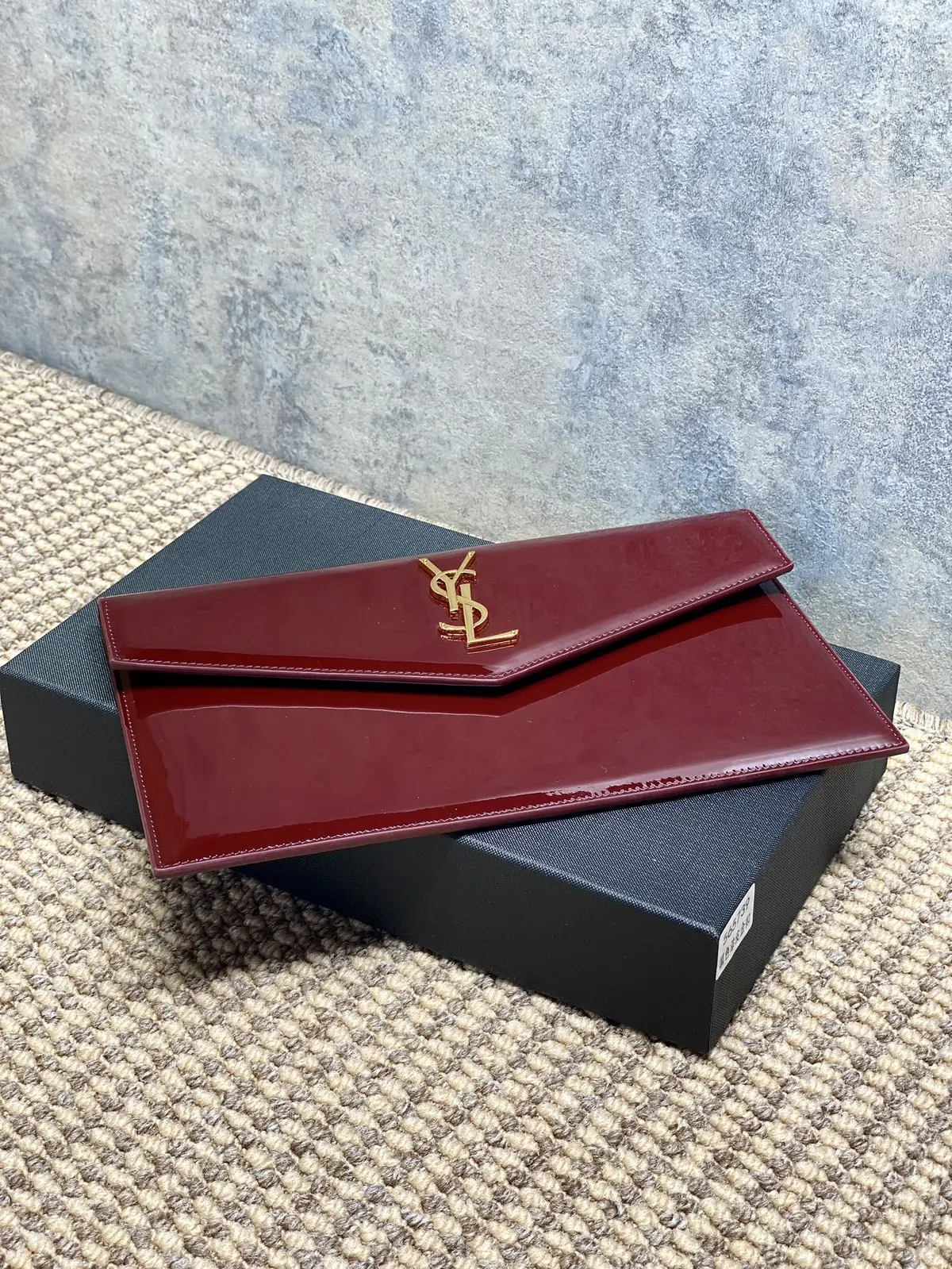 YSL Style Leather Clutch Lookbook Reference image 5