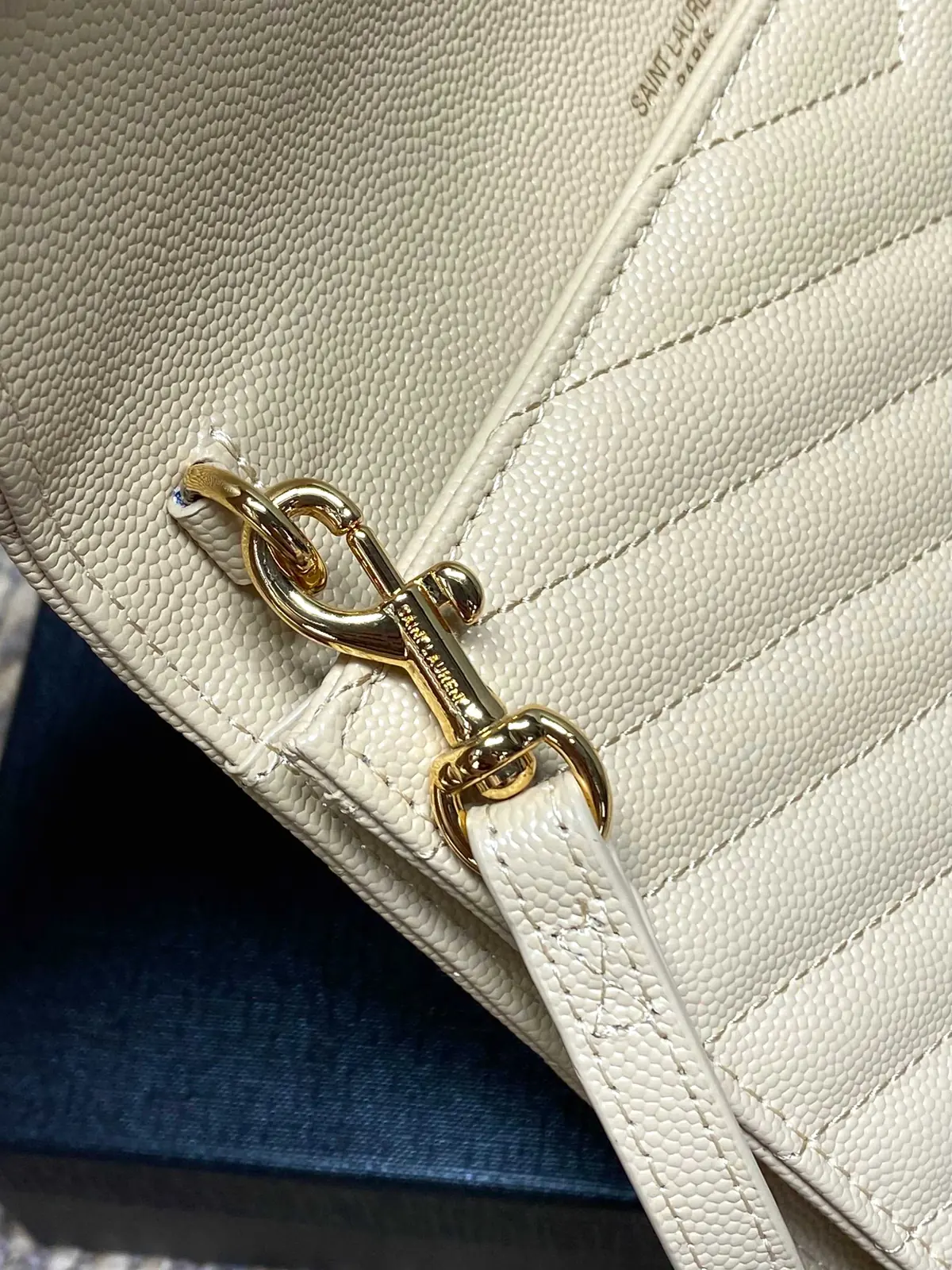 YSL Style Leather Clutch Lookbook Reference image 6