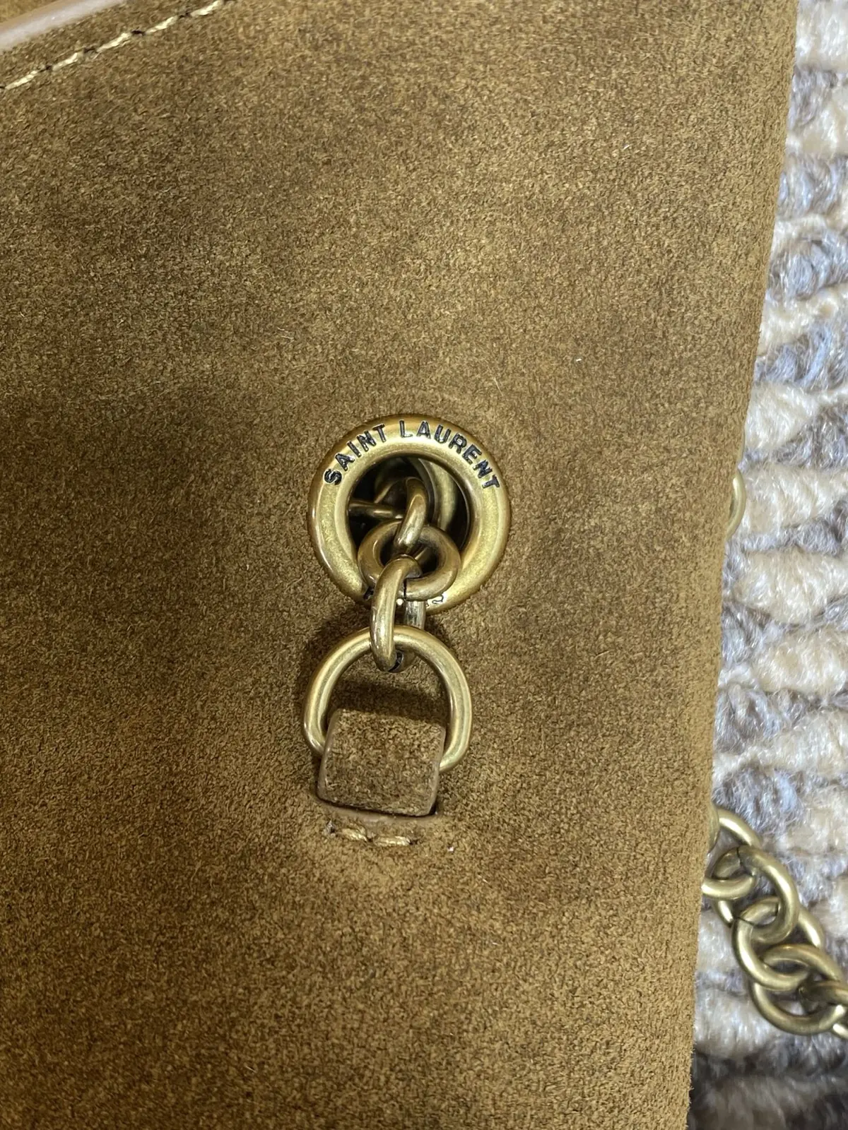 YSL Style Leather Shoulder Bag Bags Shoulder Bag detail image 6 from source 741747