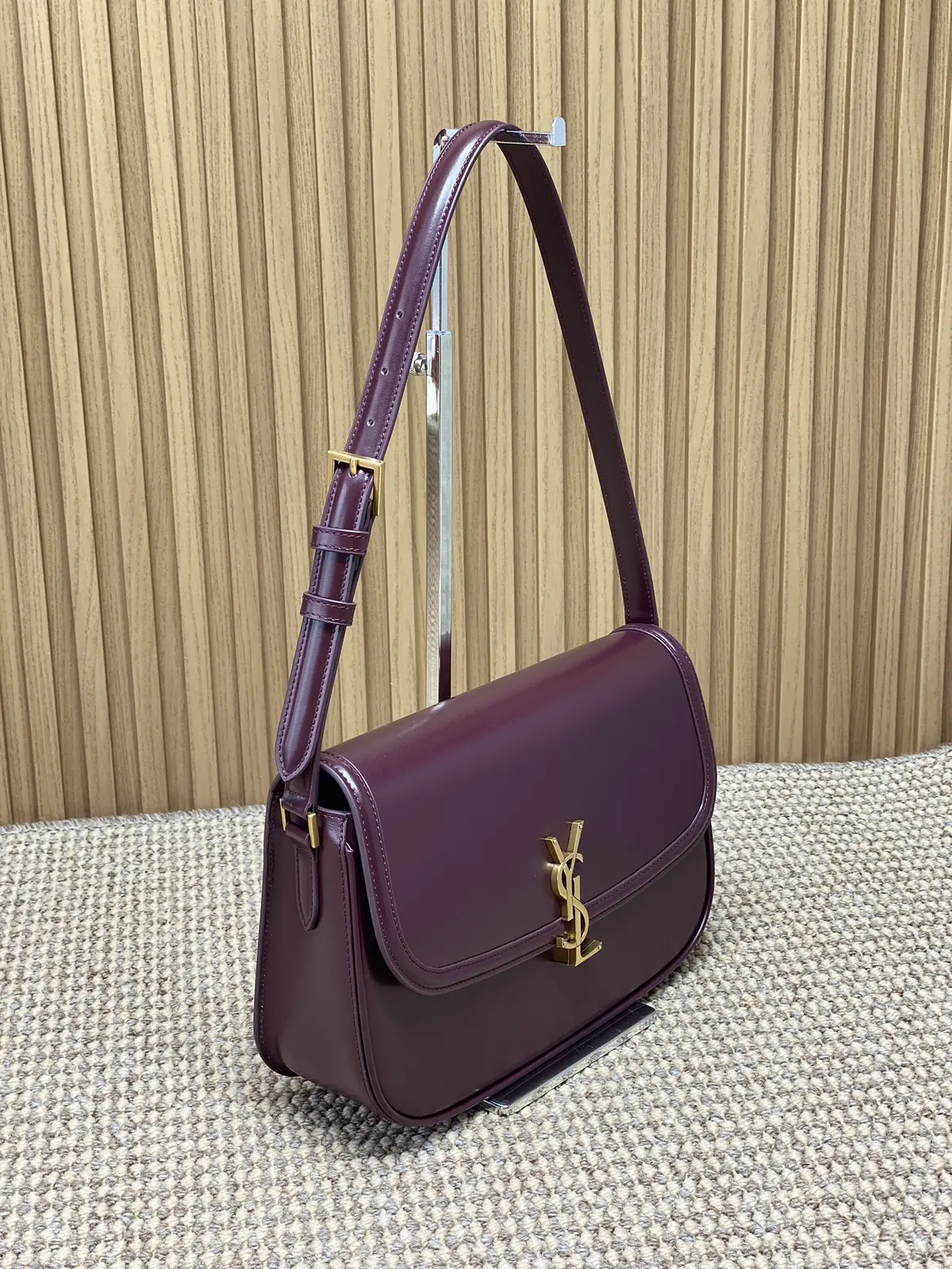YSL Style Leather Shoulder Bag Lookbook Reference image 2