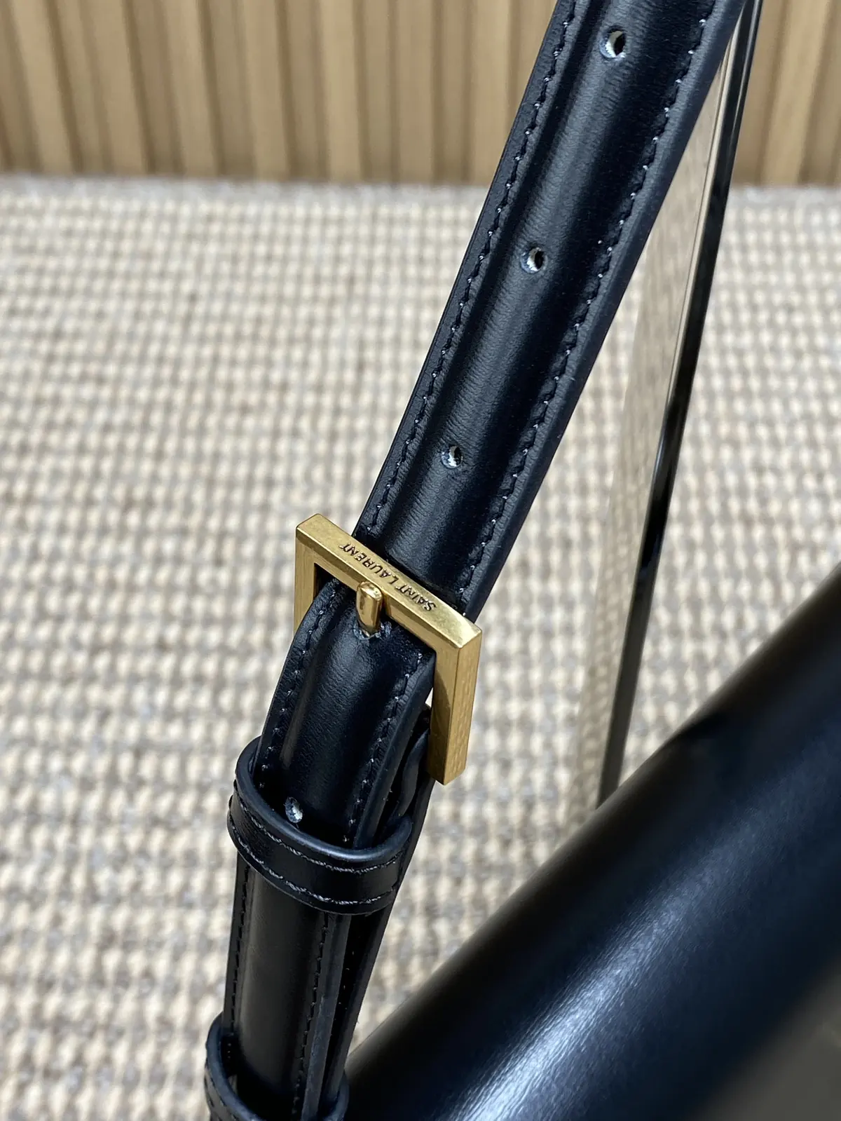 YSL Style Leather Shoulder Bag Lookbook Reference image 6