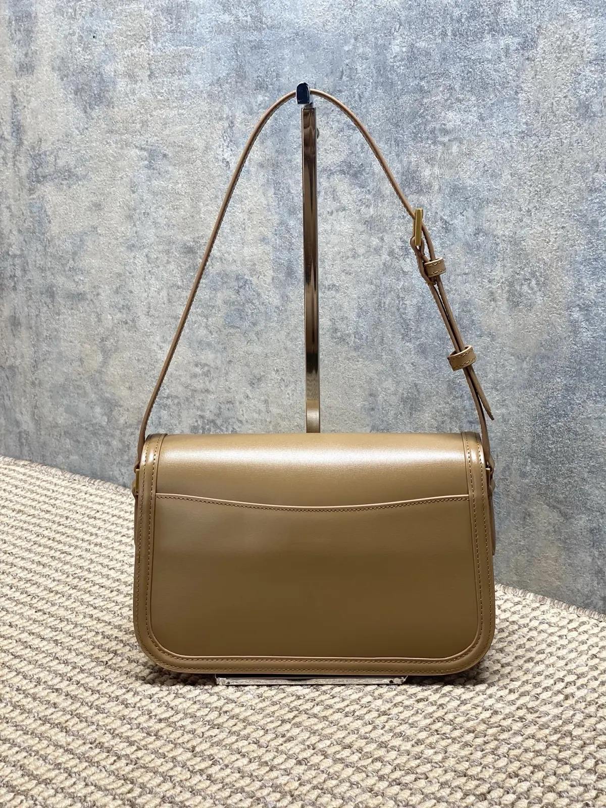 YSL Style Leather Shoulder Bag Lookbook Reference image 3