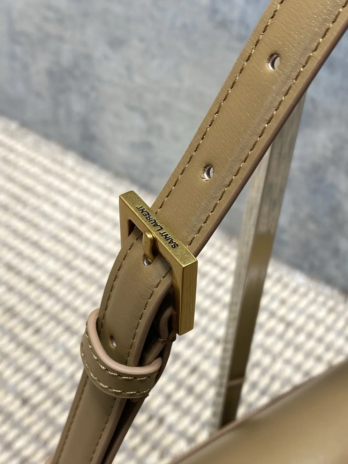 YSL Style Leather Shoulder Bag Lookbook Reference image 6