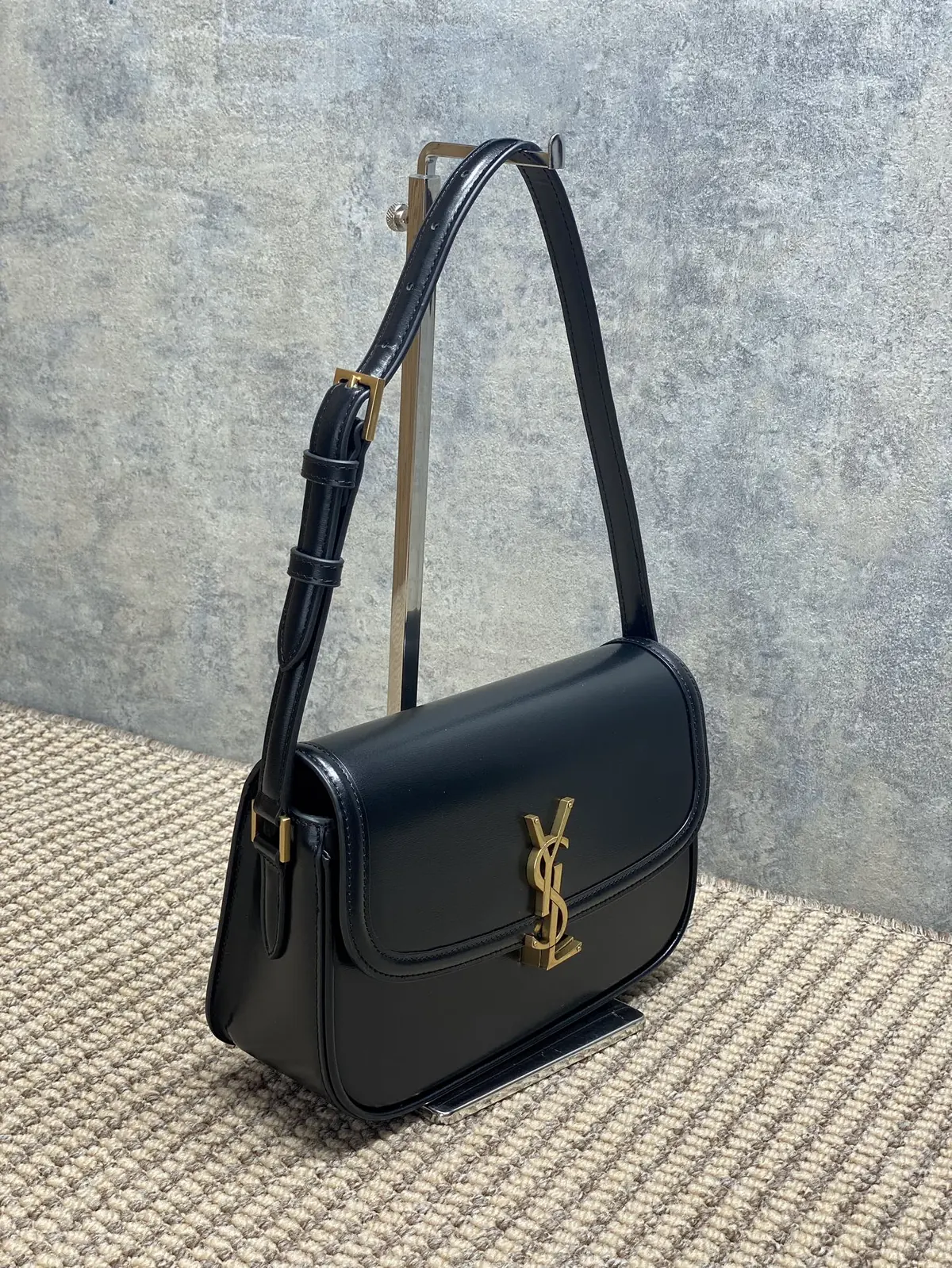 YSL Style Leather Shoulder Bag Lookbook Reference image 2