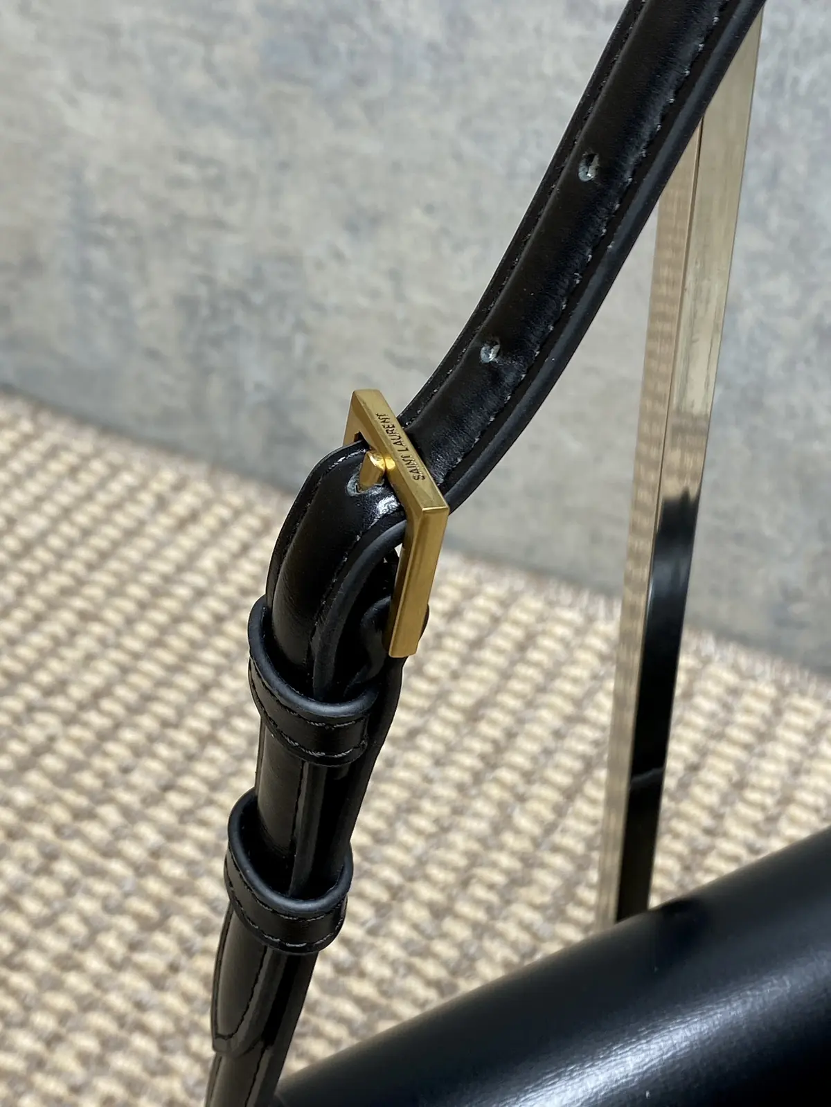 YSL Style Leather Shoulder Bag Lookbook Reference image 6