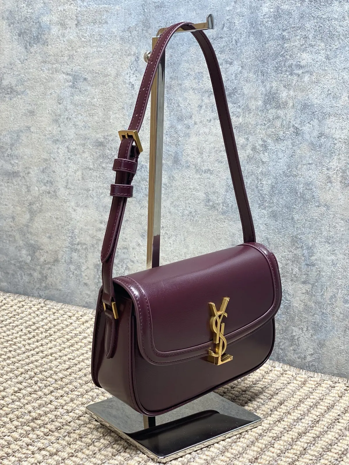 YSL Style Leather Shoulder Bag Lookbook Reference image 2