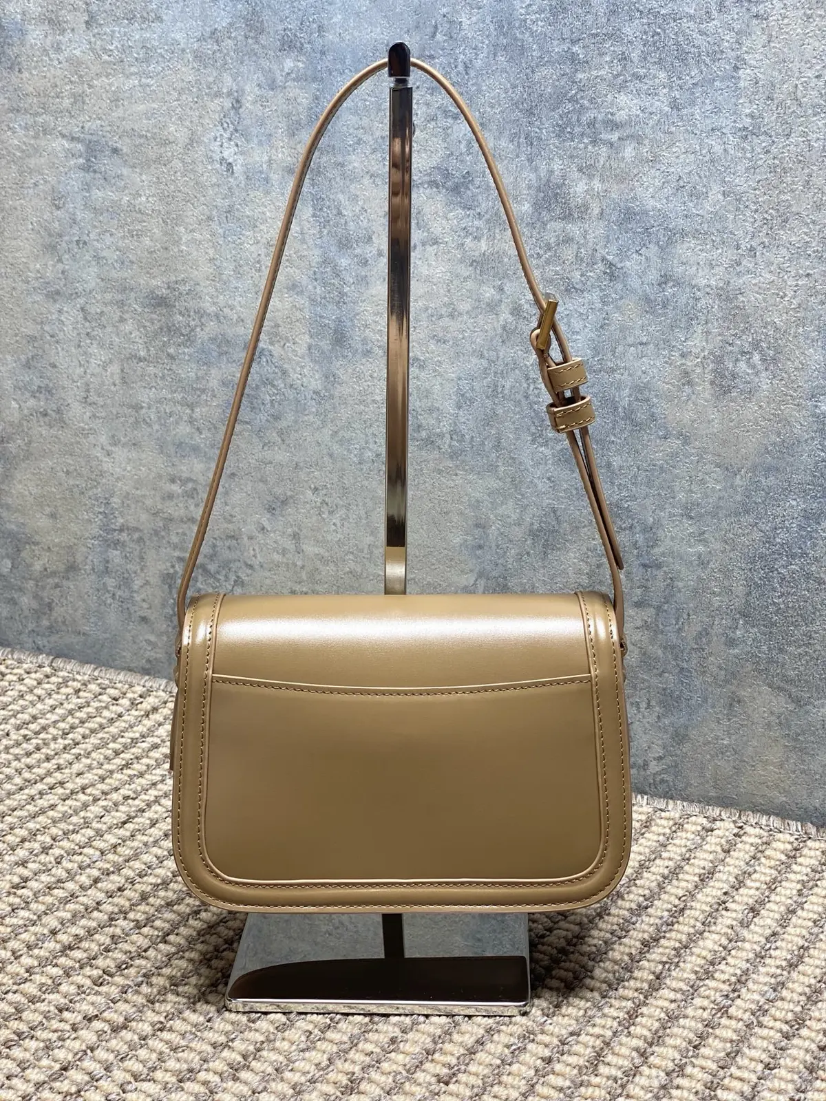 YSL Style Leather Shoulder Bag Lookbook Reference image 3