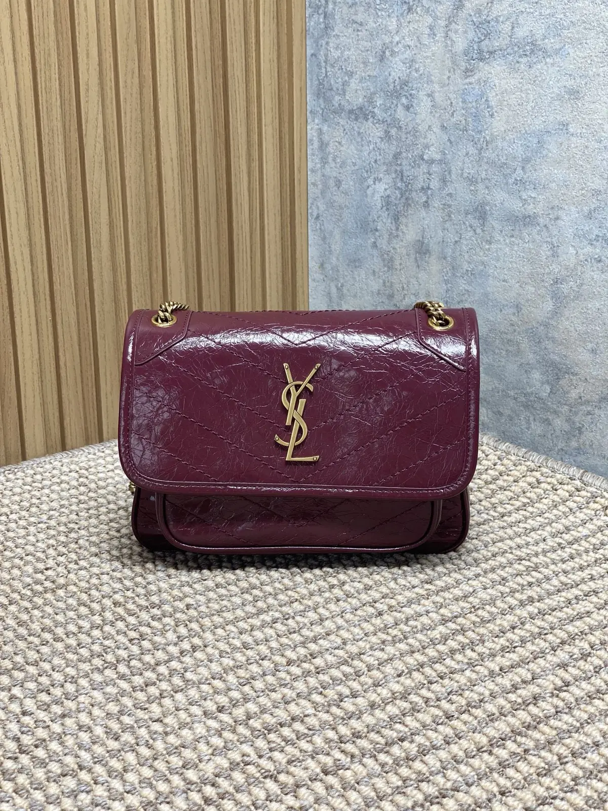 YSL Style Leather Top Handle Bag Lookbook Reference image 1