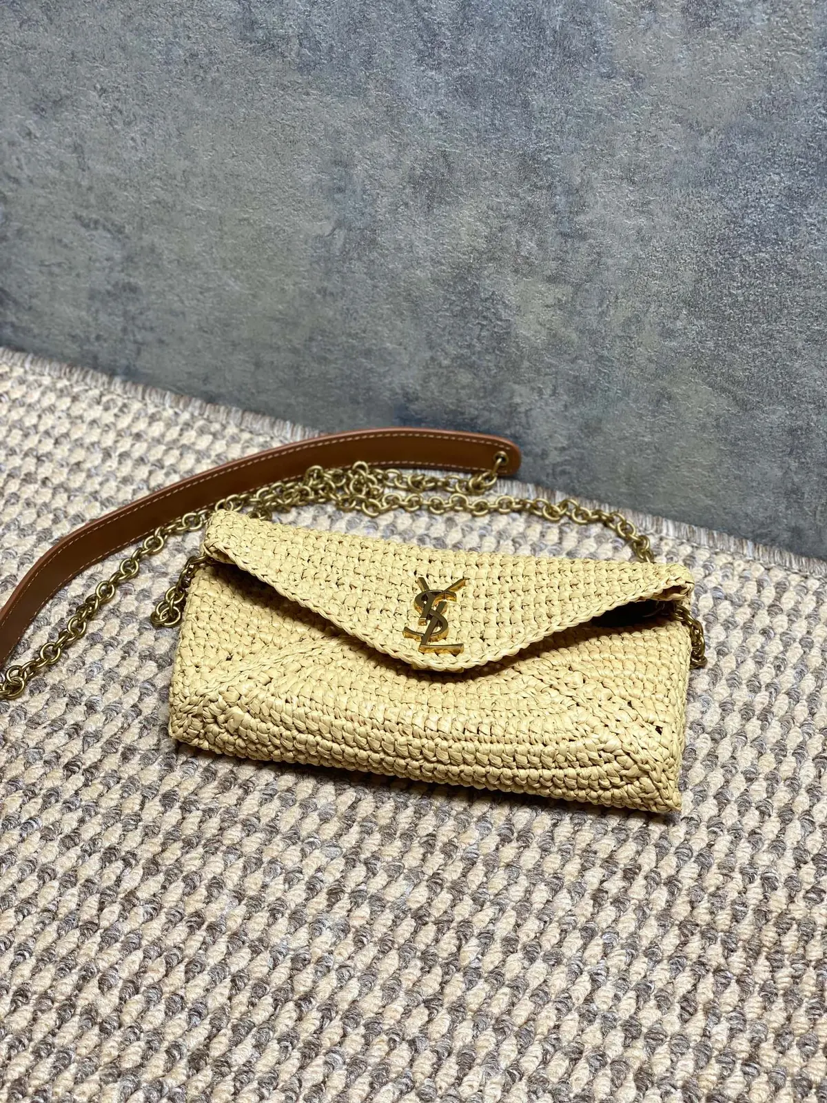 YSL Style Red Card Holder Lookbook Reference image 3