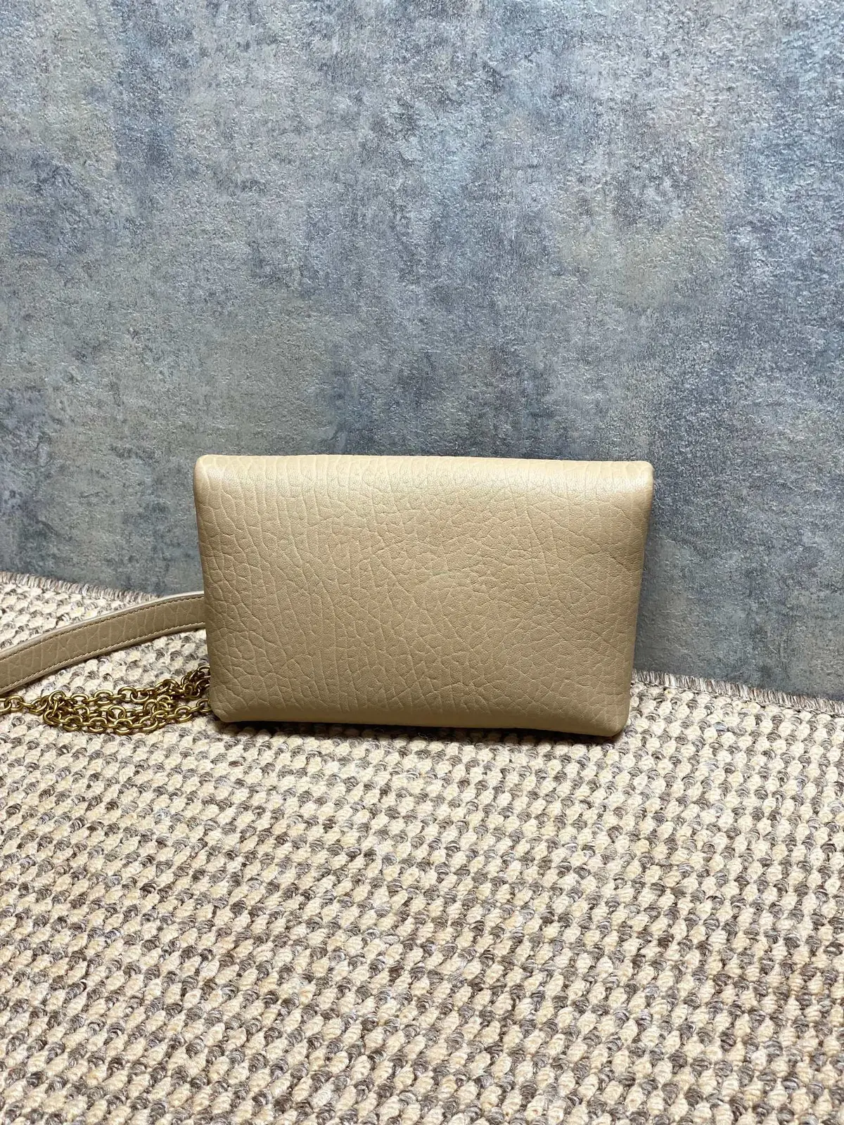 YSL Style Red Leather Card Holder Lookbook Reference image 2