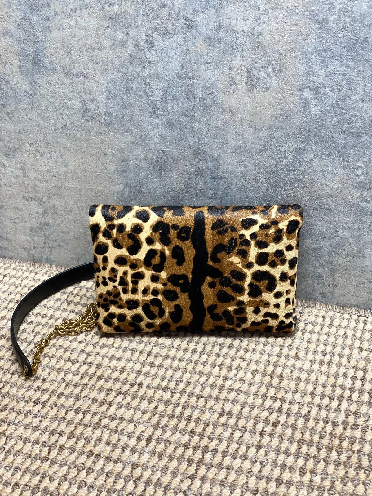 YSL Style Red Leather Card Holder Lookbook Reference image 2