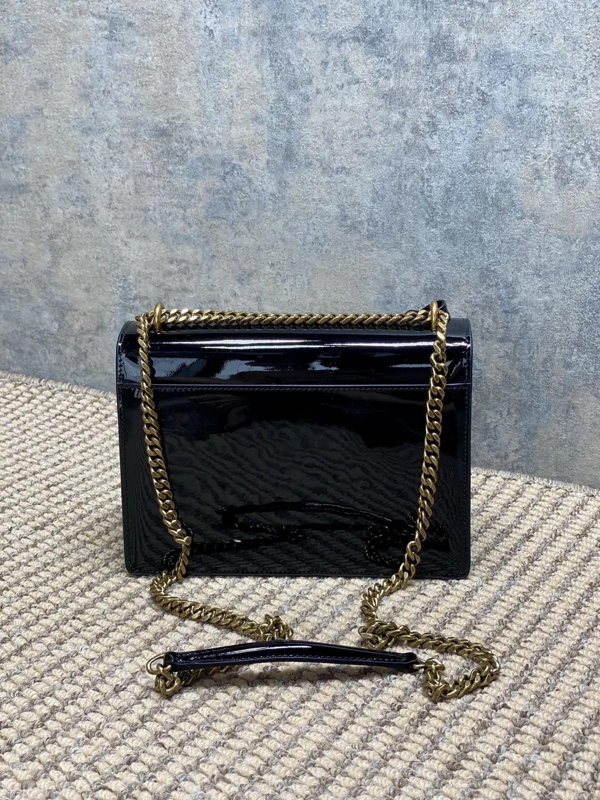 YSL Style Red Leather Crossbody Bag Lookbook Reference image 2