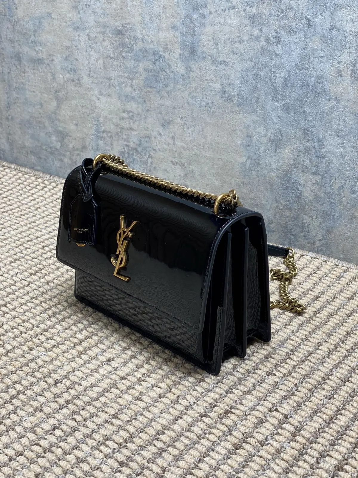 YSL Style Red Leather Crossbody Bag Lookbook Reference image 3