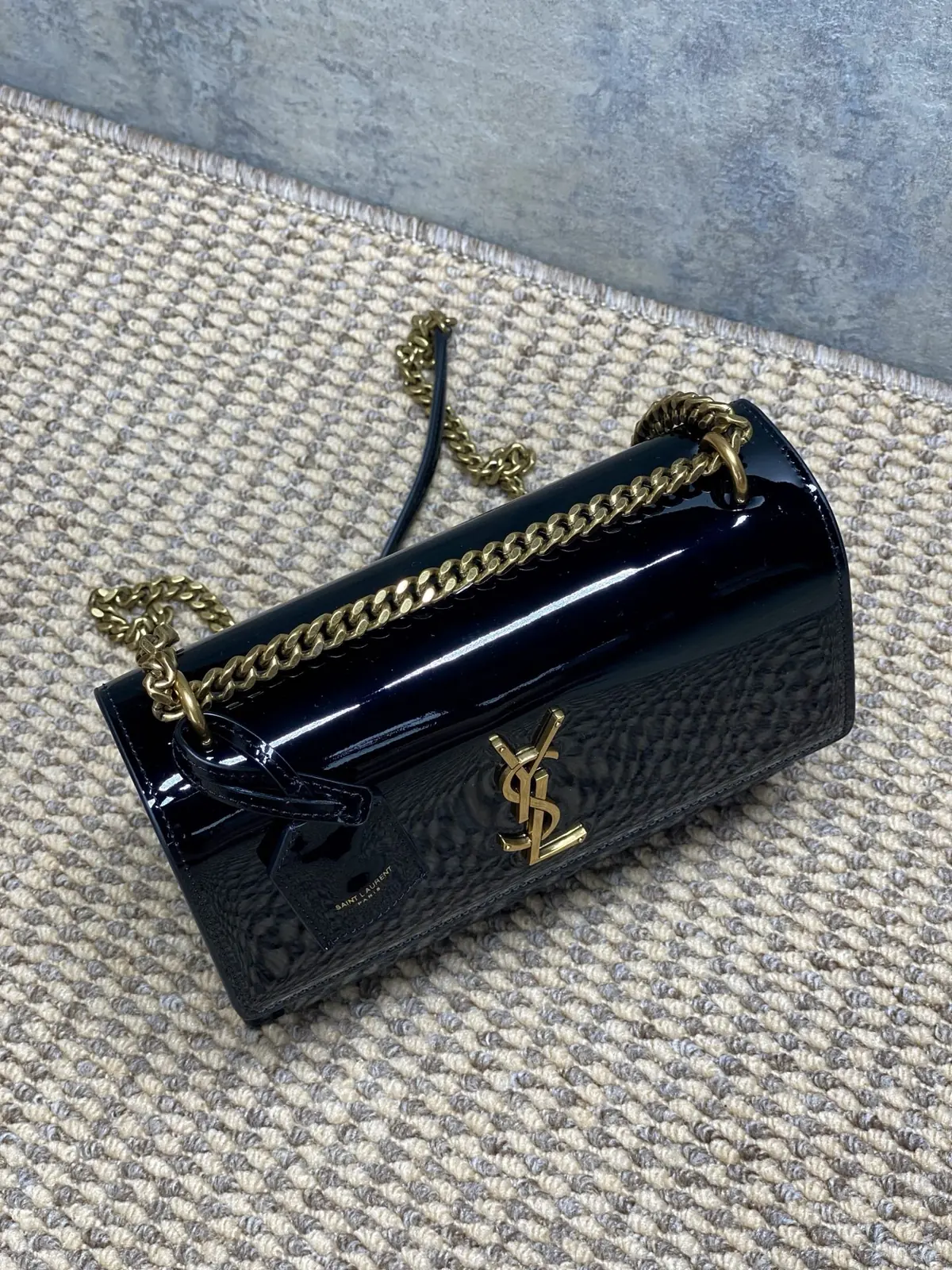 YSL Style Red Leather Crossbody Bag Lookbook Reference image 4