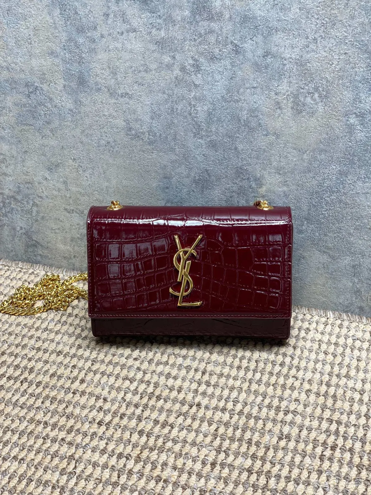 YSL Style White Leather Chain Bag Lookbook Reference image 1