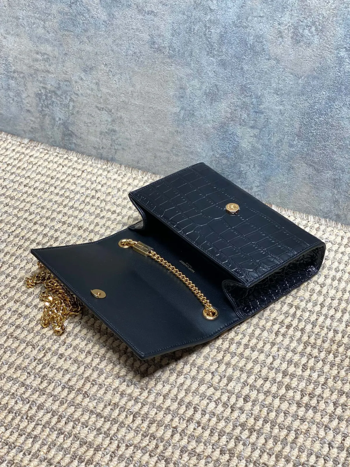 YSL Style White Leather Chain Bag Lookbook Reference image 5
