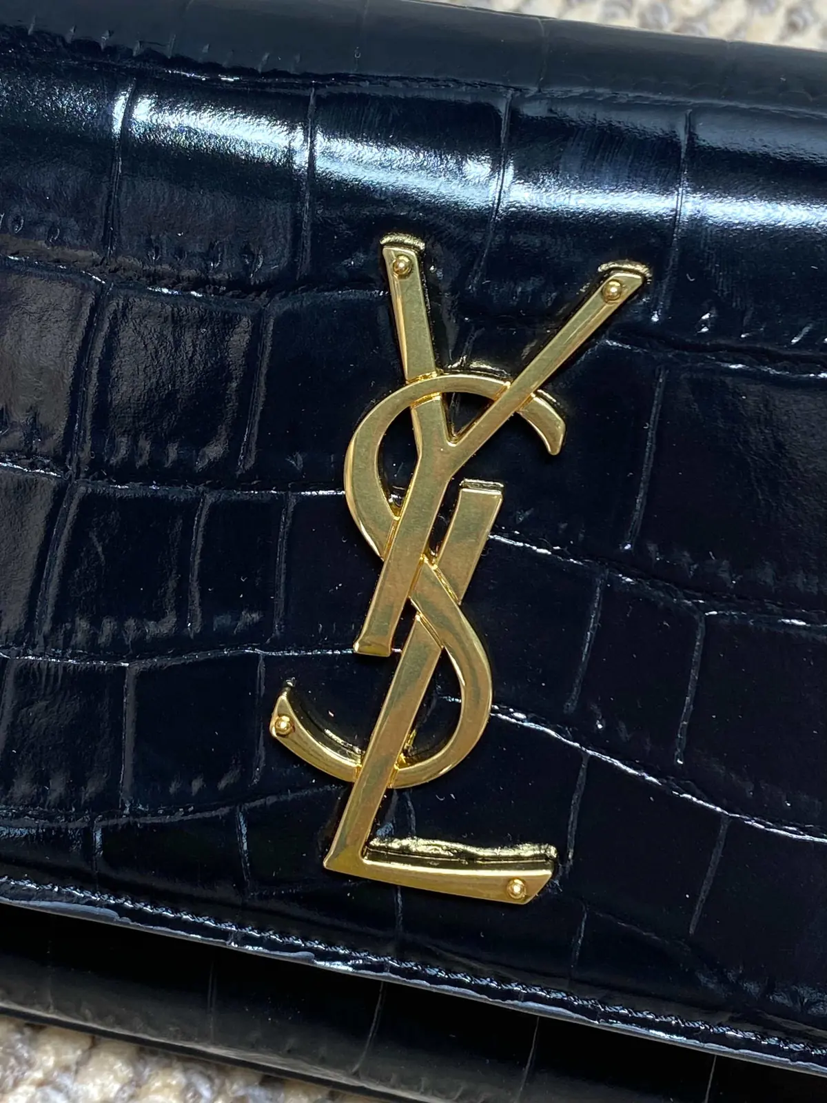 YSL Style White Leather Chain Bag Lookbook Reference image 6